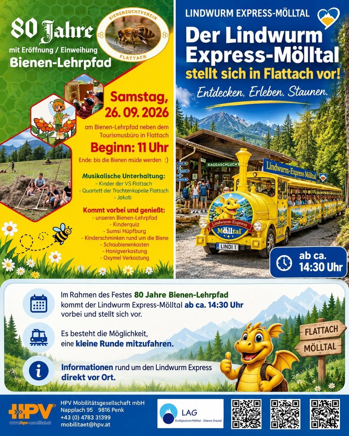 Vorstellung Lindwurm Express-Mölltal