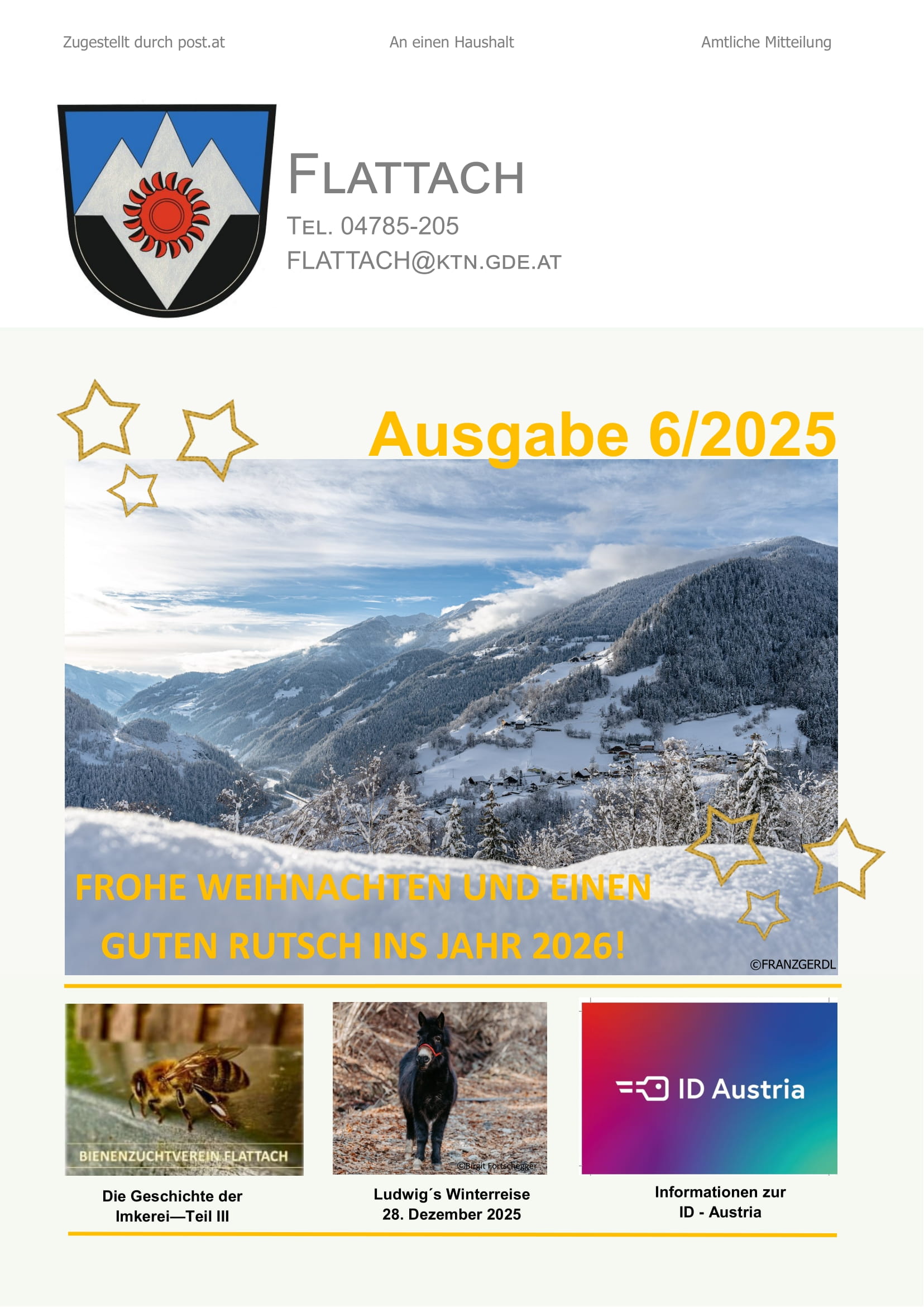 Gemeinderundschreiben Ausgabe 6/2025_Deckblatt