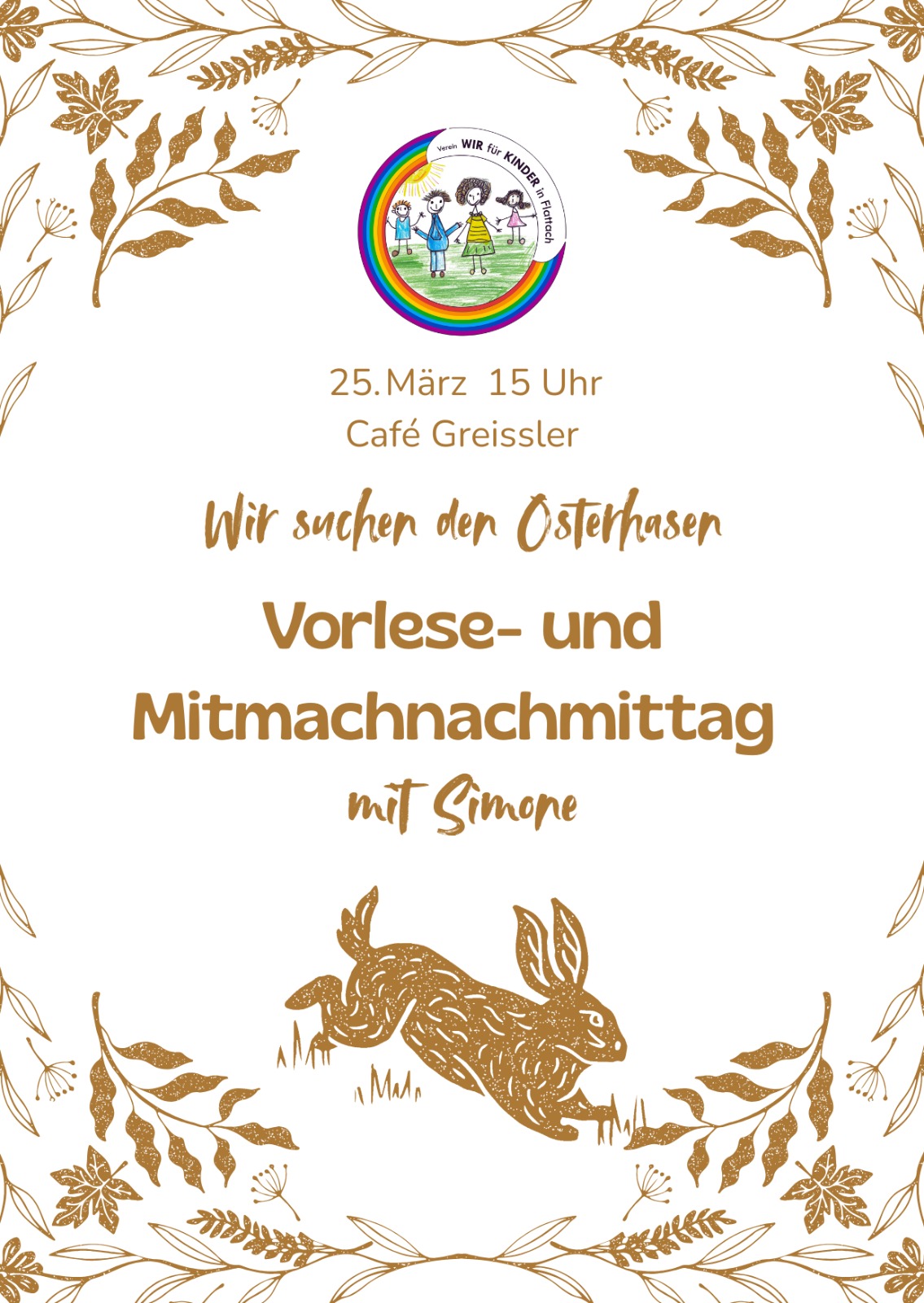 "Wir suchen den Osterhasen" Vorlese- und Mitmachnachmittag mit Simone_2026