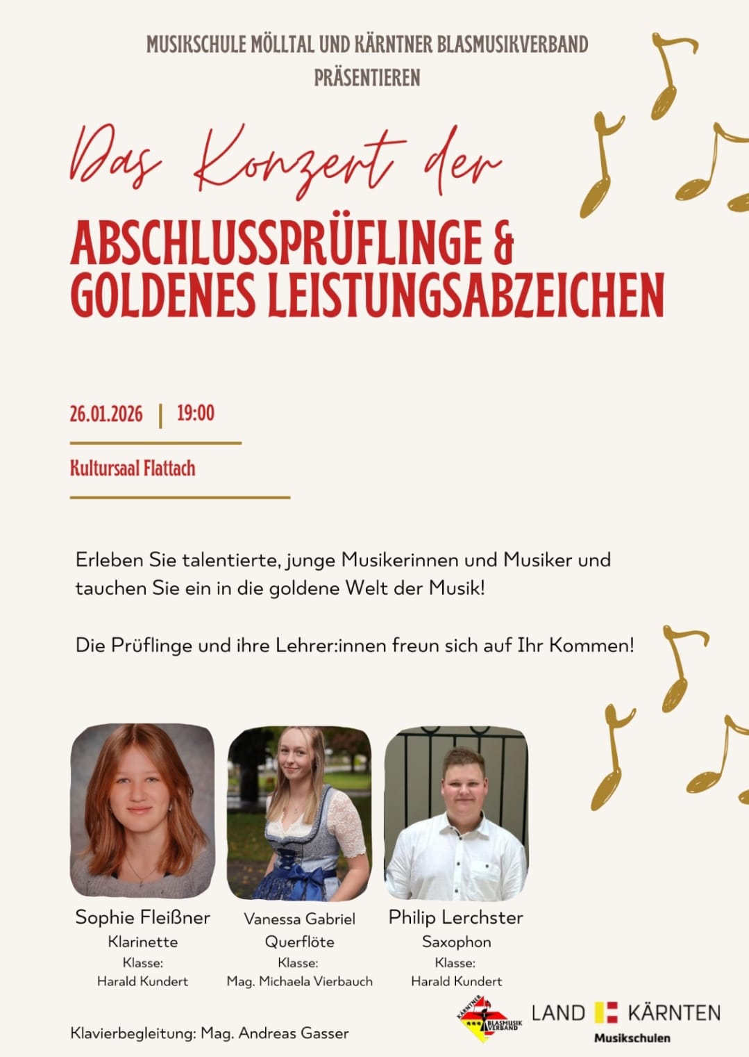 Das Konzert der Abschlussprüflinge und goldenes Leistungsabzeichen_Jänner 2026