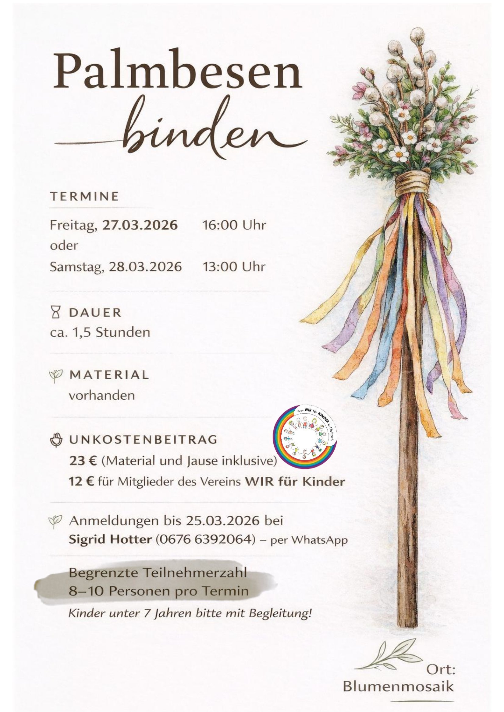 Palmbesen binden_Blumenmosaik 2026